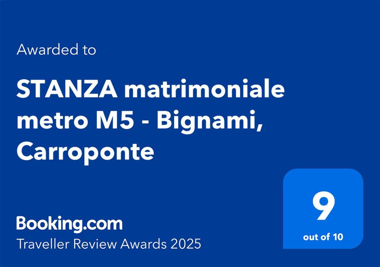 Stanza Matrimoniale Metro M5 - Bignami, Carroponte Apartment Сесто Сан Джовани Екстериор снимка
